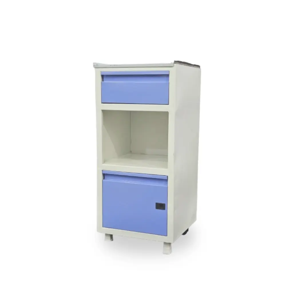 Uniequip Bedside Locker Delux for Hospital/Clinic/Home use Delux Bedside Locker/SS top Dimenssion 14x14x31.5 inch