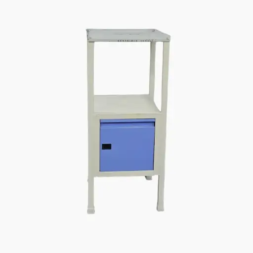 Uniequip Bedside Locker for Hospital/Clinic/Home use Delux Bedside Locker/SS top Dimenssion 14x14x31.5 inch
