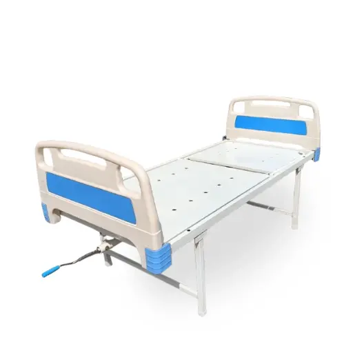 Uniequip Semi-Fowler Bed – Adjustable Hospital Bed with ABS Panels, Comfortable & Durable Patient Care Bed for Medical & Home Use